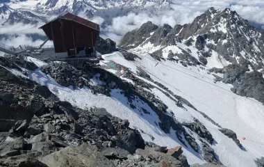 Mont Fort, l'un des 2 sites expérimentaux du projet CRYO-ADAPT